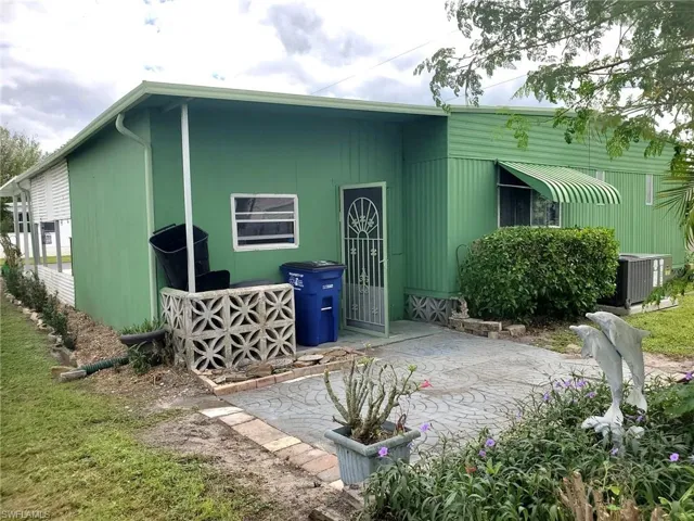 Patio in the back yard