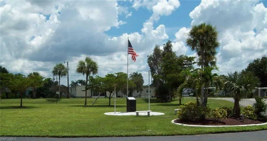 As you enter the Park there's a memorial honoring our Veterans