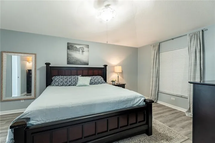 Bedroom featuring hardwood / wood-style flooring