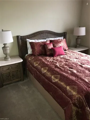 Bedroom featuring carpet flooring