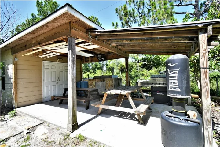 View of patio