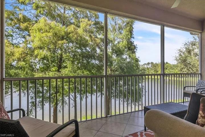 Lanai overlooking Lake