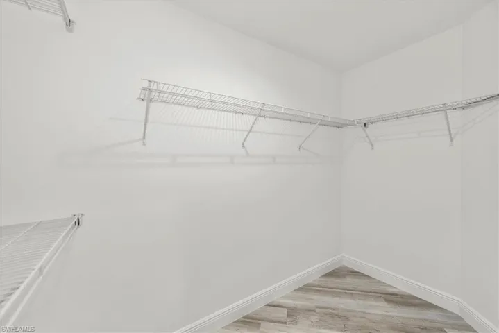 Master walk in closet
