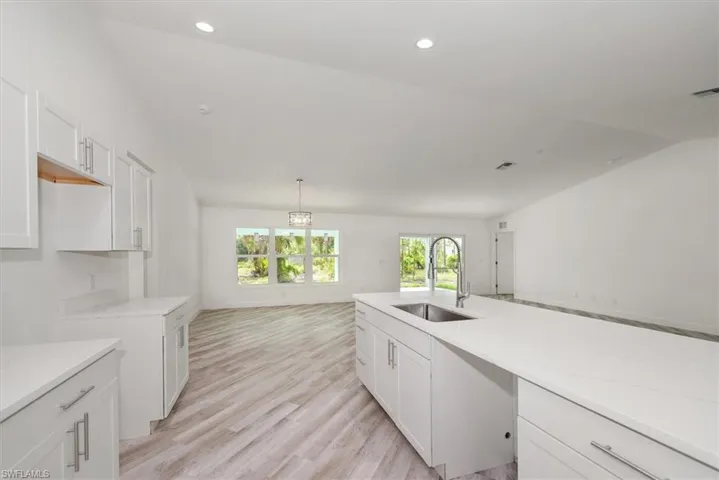 Kitchen toward dining view