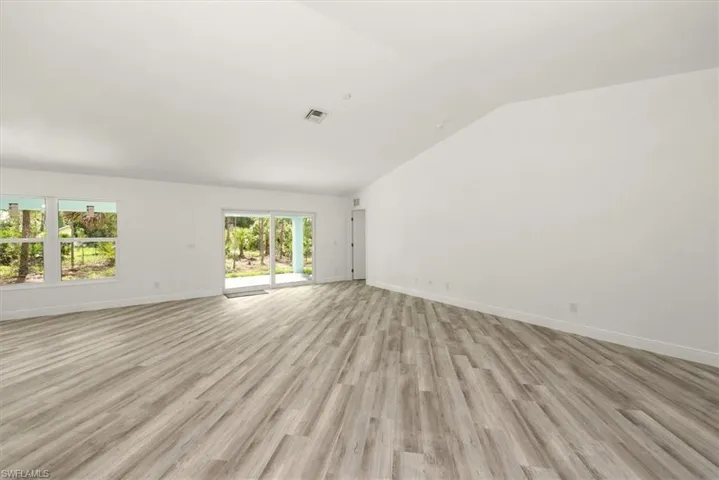 view from the kitchen area