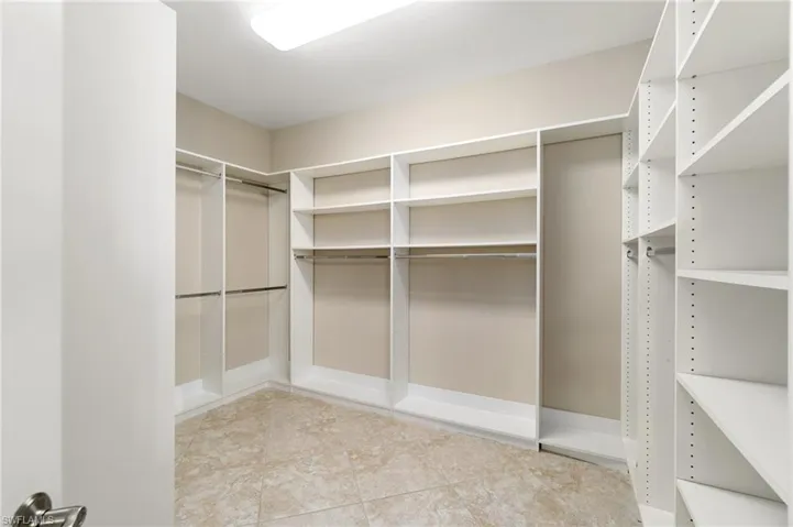View of spacious closet