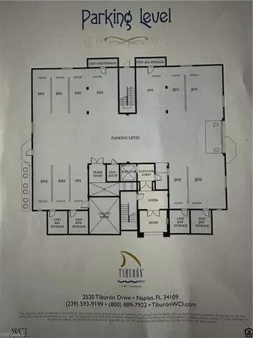 Parking floor plan