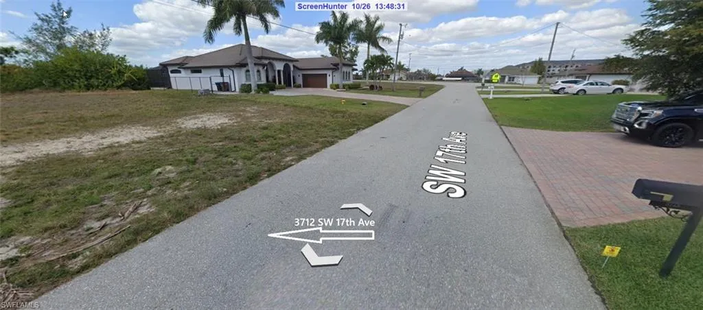 View of asphalt street