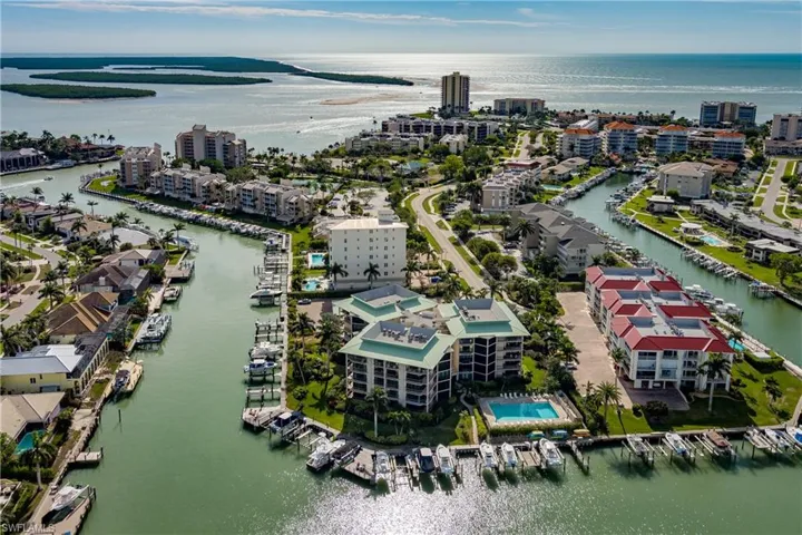 Aerial view to the Gulf of Mexico