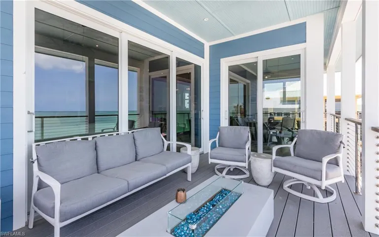 Top floor off of living and dining rooms