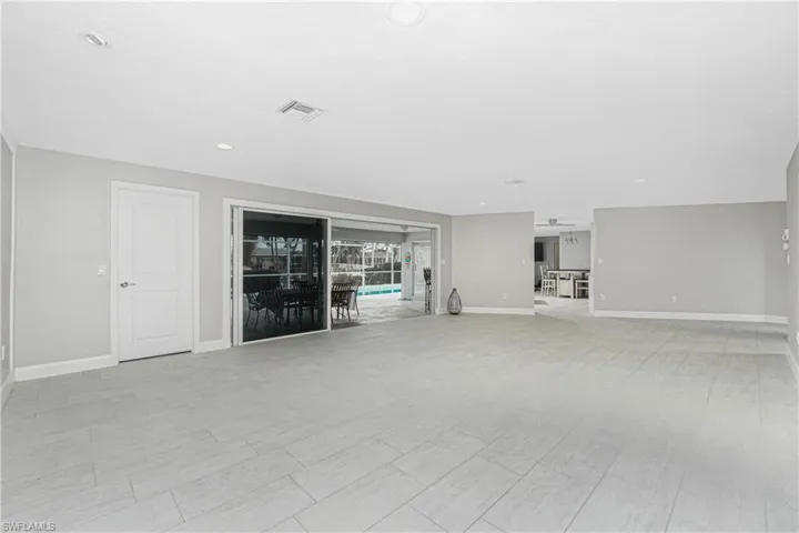 View of unfurnished living room