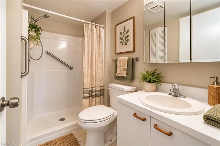Guest Bathroom with Walk-In Shower