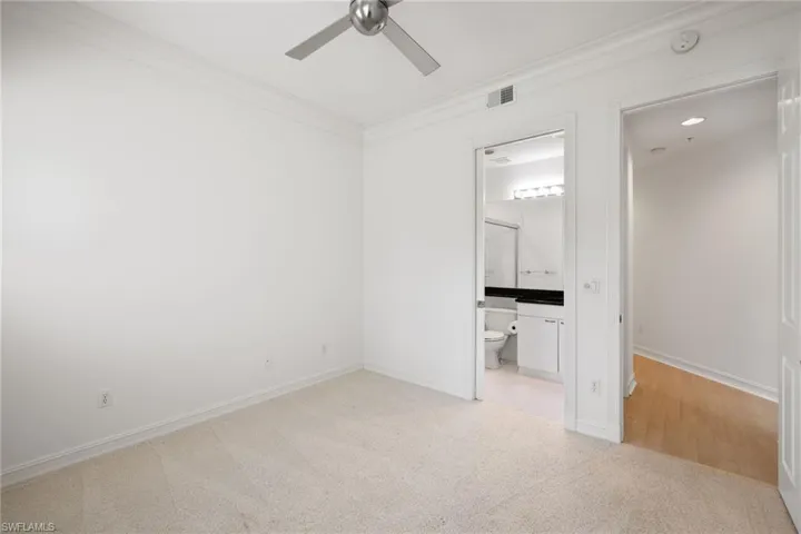 Secondary Bedroom- Entrance to 2nd Bath
