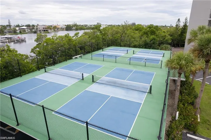 New pickleball and tennis courts.