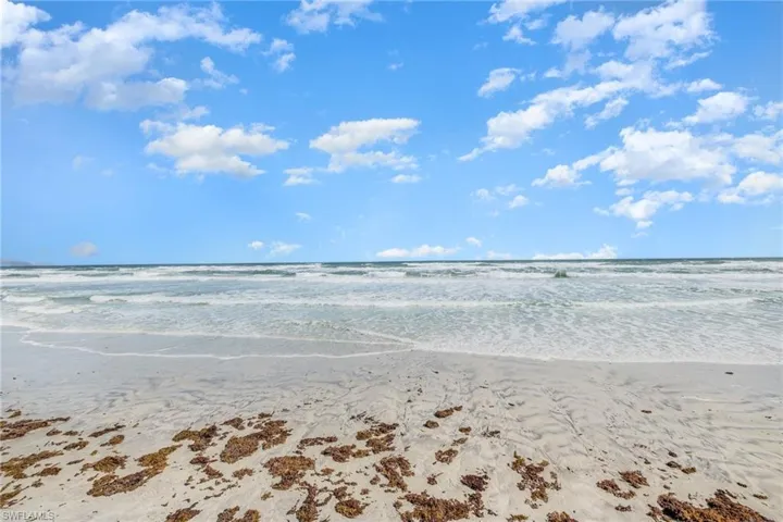 Water view featuring nearby beach