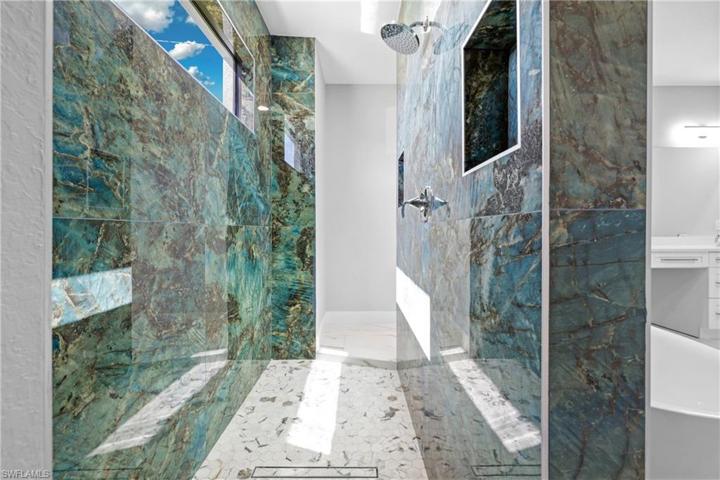 Featuring the custom Shower to die for