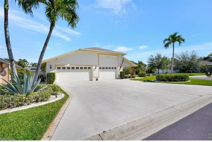 Garages and large driveway
