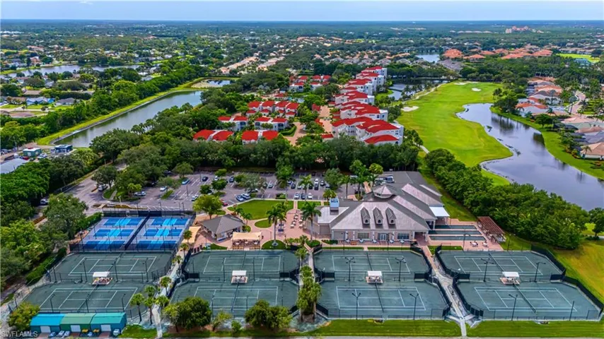 Aerial perspective of Community activity center with multiple fitness options as well as spa services available.