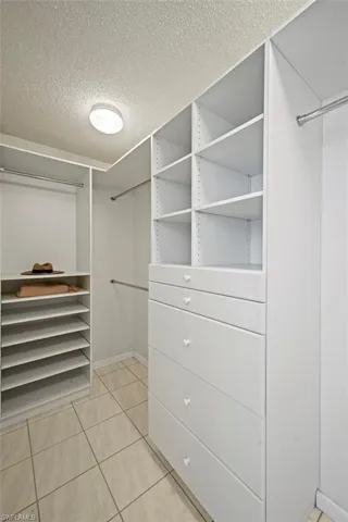 Custom closets with tons of storage and a fuctional layout