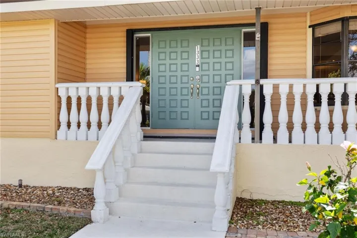 View of exterior entry