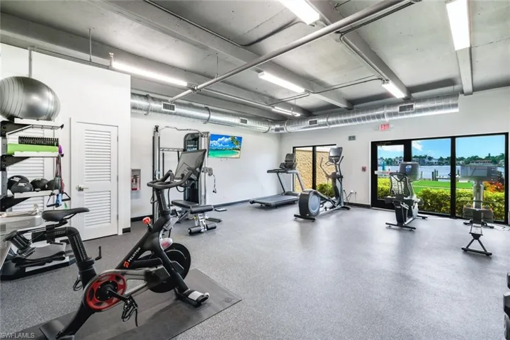 View of workout area