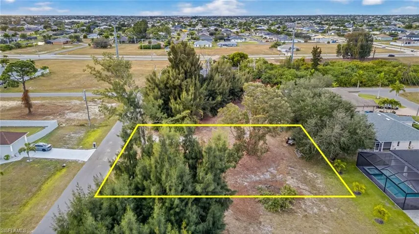 View of property location featuring property parcel outlined