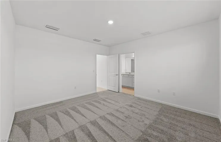 Staged photo of model home.