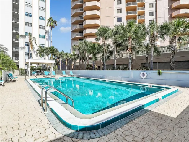 View of pool