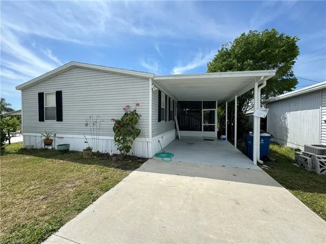 Driveway and carport