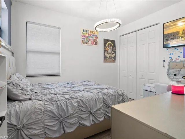 Bedroom with a closet