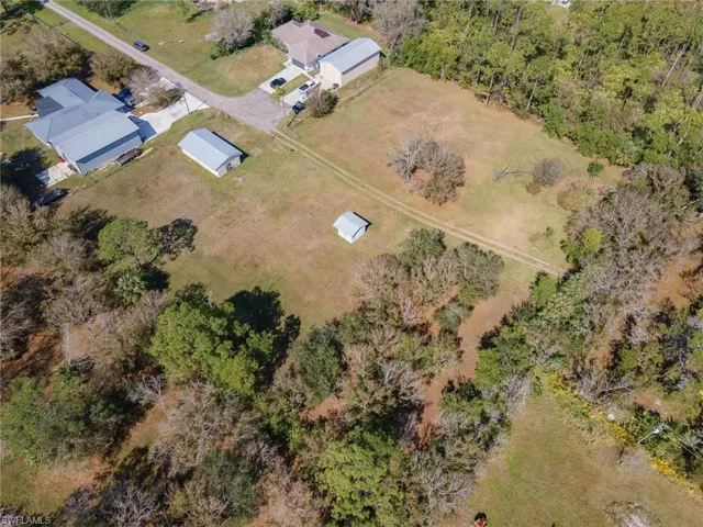 Aerial view featuring a rural view