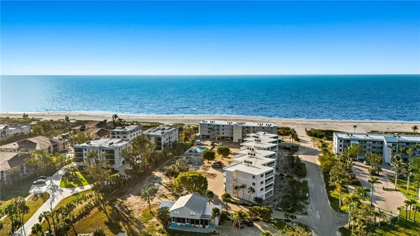 Drone / aerial view of apartment complex