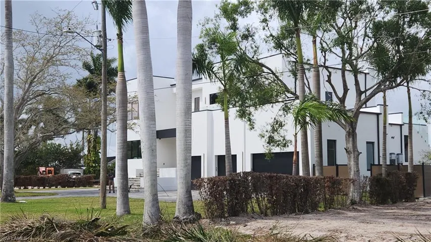 Brand new multi-million dollar home across the street