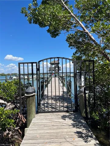 Safety Harbor Club security gate for main dock