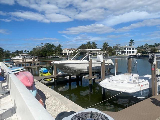 Boat docks.