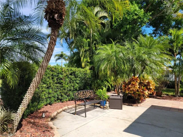 View of patio
