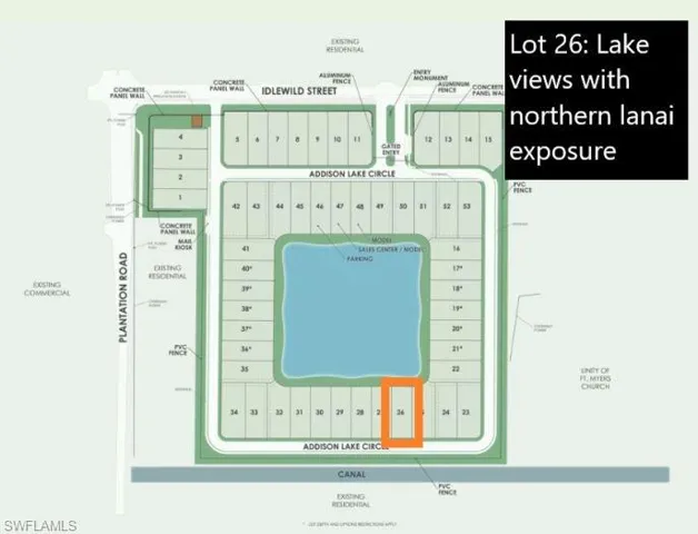 Site map: Lot 26