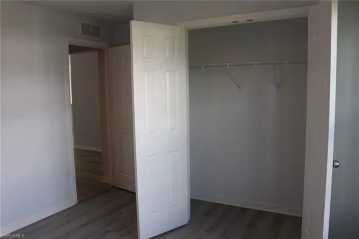 View of closet in Bedroom 1