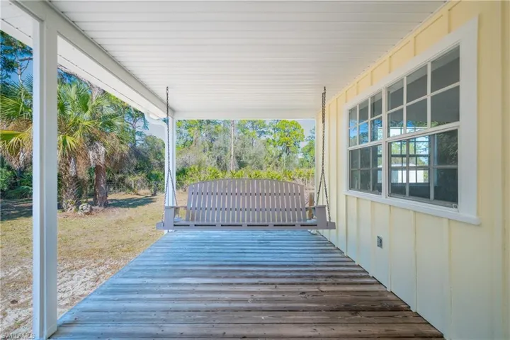 View of deck