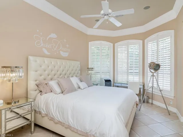 Guest Bedroom 1 that also functions as a Den