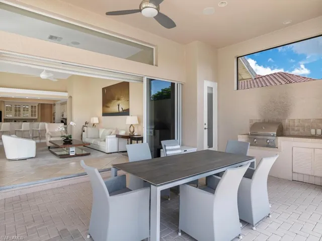 Opens up to Family Room with incredible Views