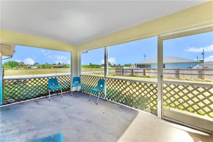 Unfurnished sunroom with a wealth of natural light