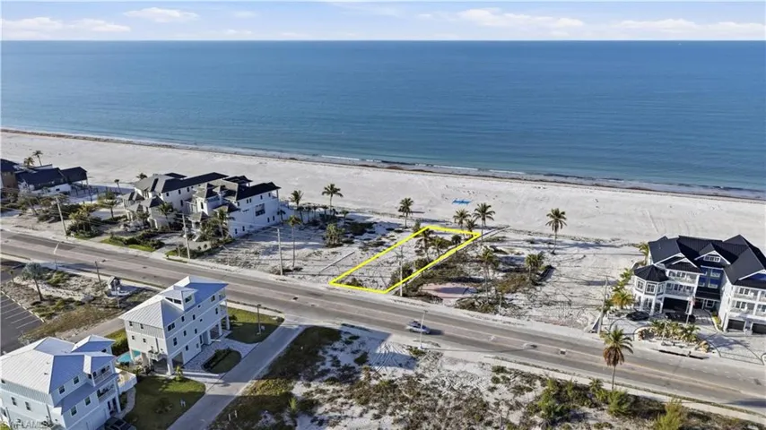 Drone / aerial view of expansive coastline - Virtually Edited Image