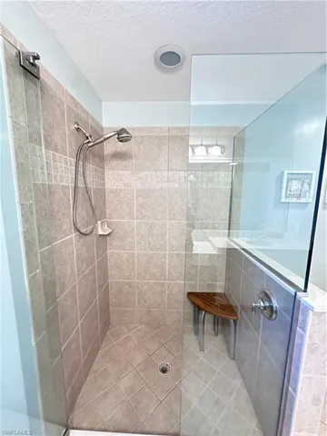 Primary Walk in large tiled Shower