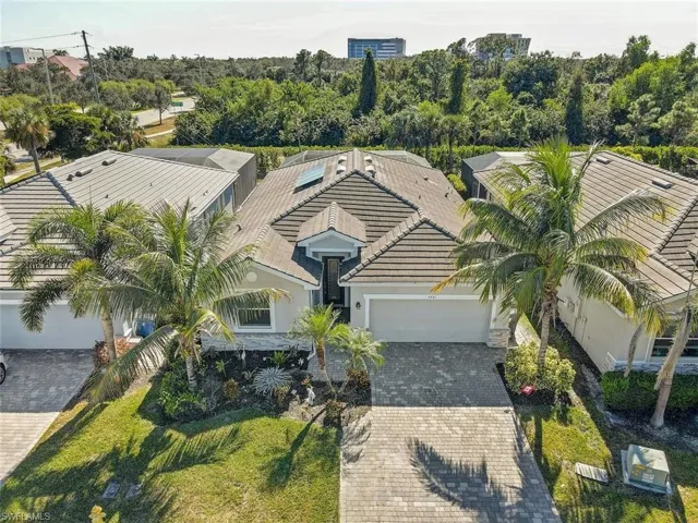 View from above of property