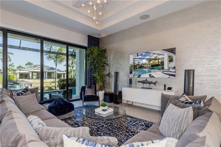 Control 4 smart home controller for lights, shades, a/c, pool, sound system, TV’s.8 Surveillance cameras!