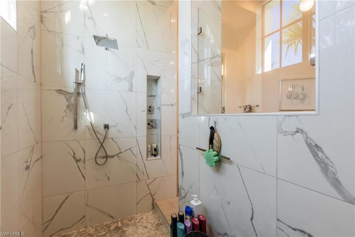 Gorgeous walk-in shower with natural light!