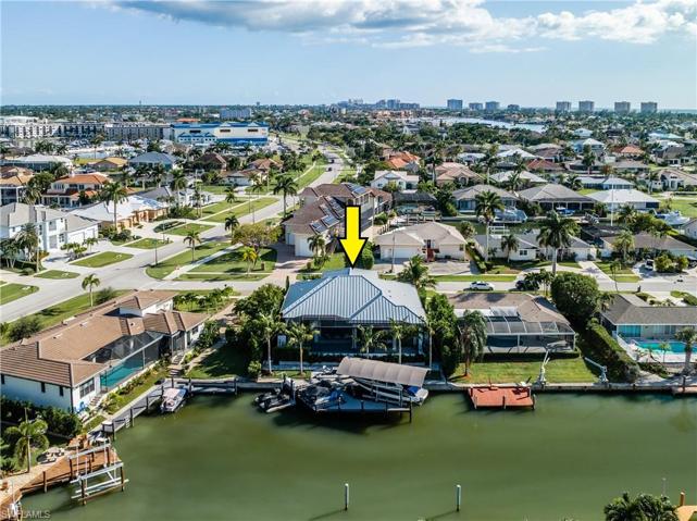 View of the beautiful backyard oasis!