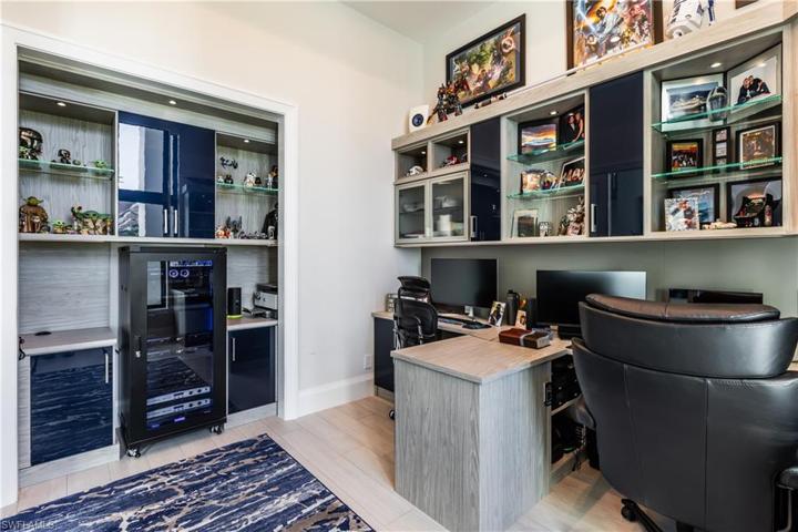 Office with custom Built in's!