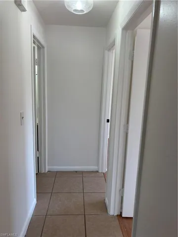 Hall heading to guest bedrooms and guest bathroom